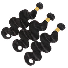 Ruola natural black Brazilian virgin hair ready for dyeing or bleaching.