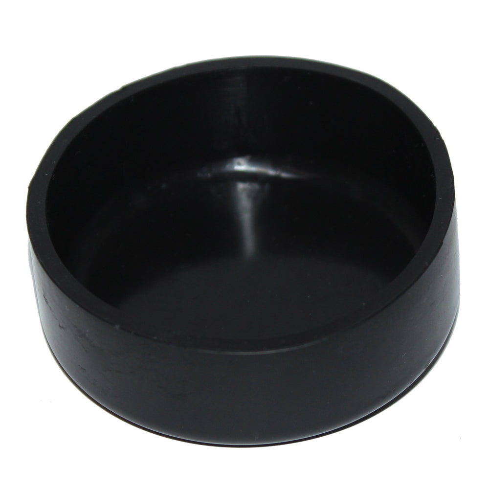 Rust-O-Less cap fits large foam cans for a tidy bathroom.