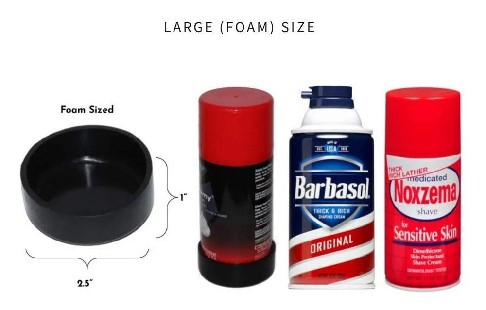 Easy-to-use Rust-O-Less solution with compatible shaving cream brands.