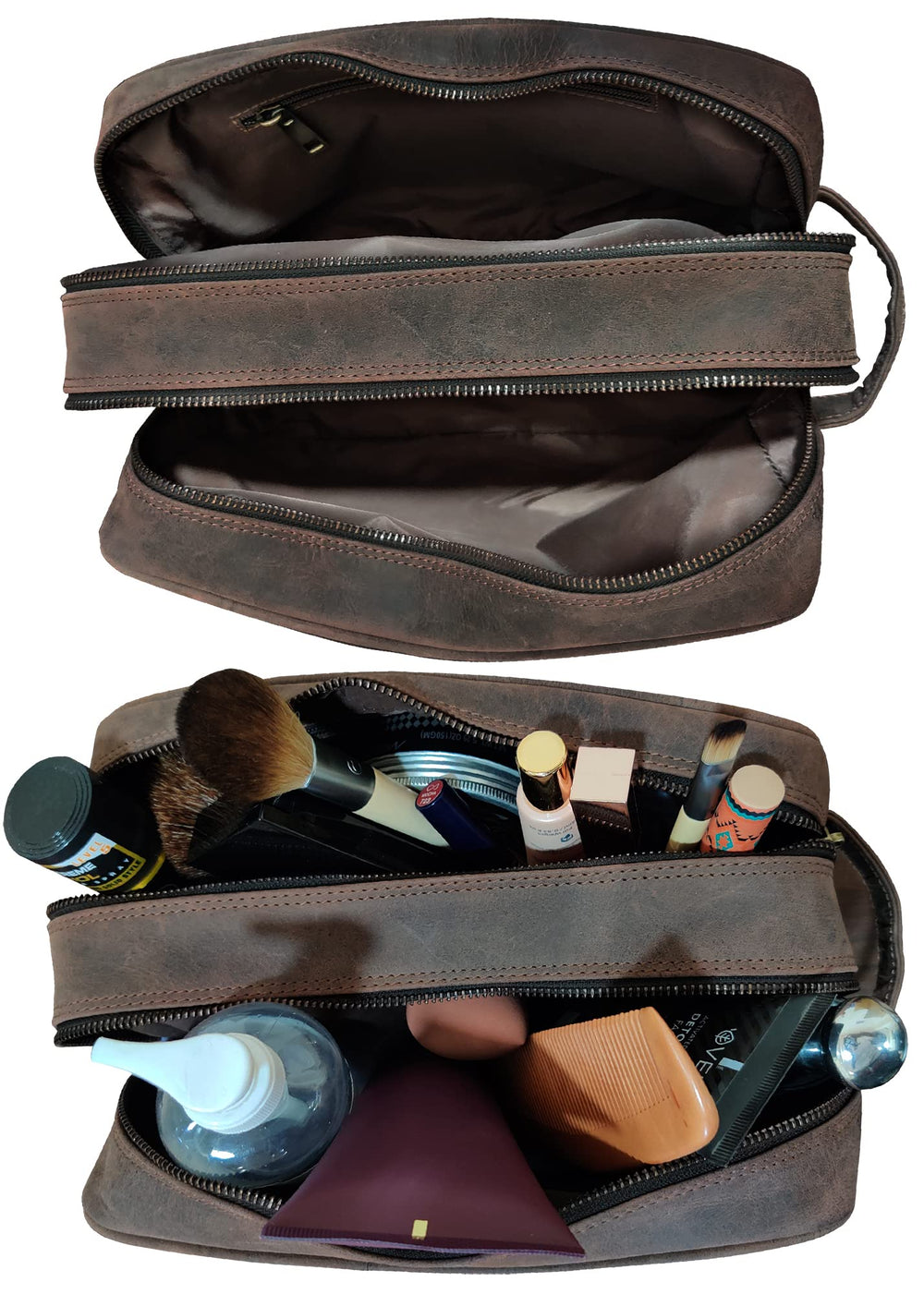 RUSTIC TOWN travel-ready bag with side handle for easy carry