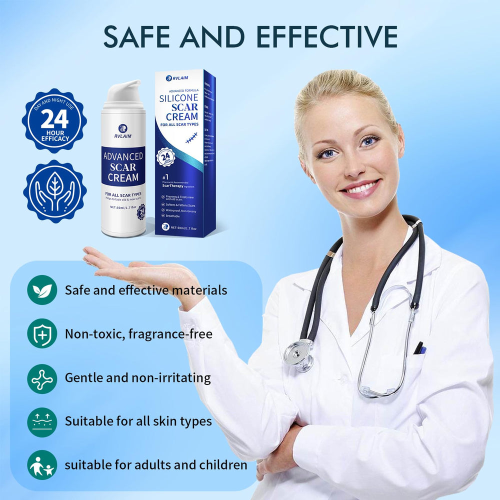 Rvlaim scar gel for new scars softens and smooths skin, supporting gradual improvement