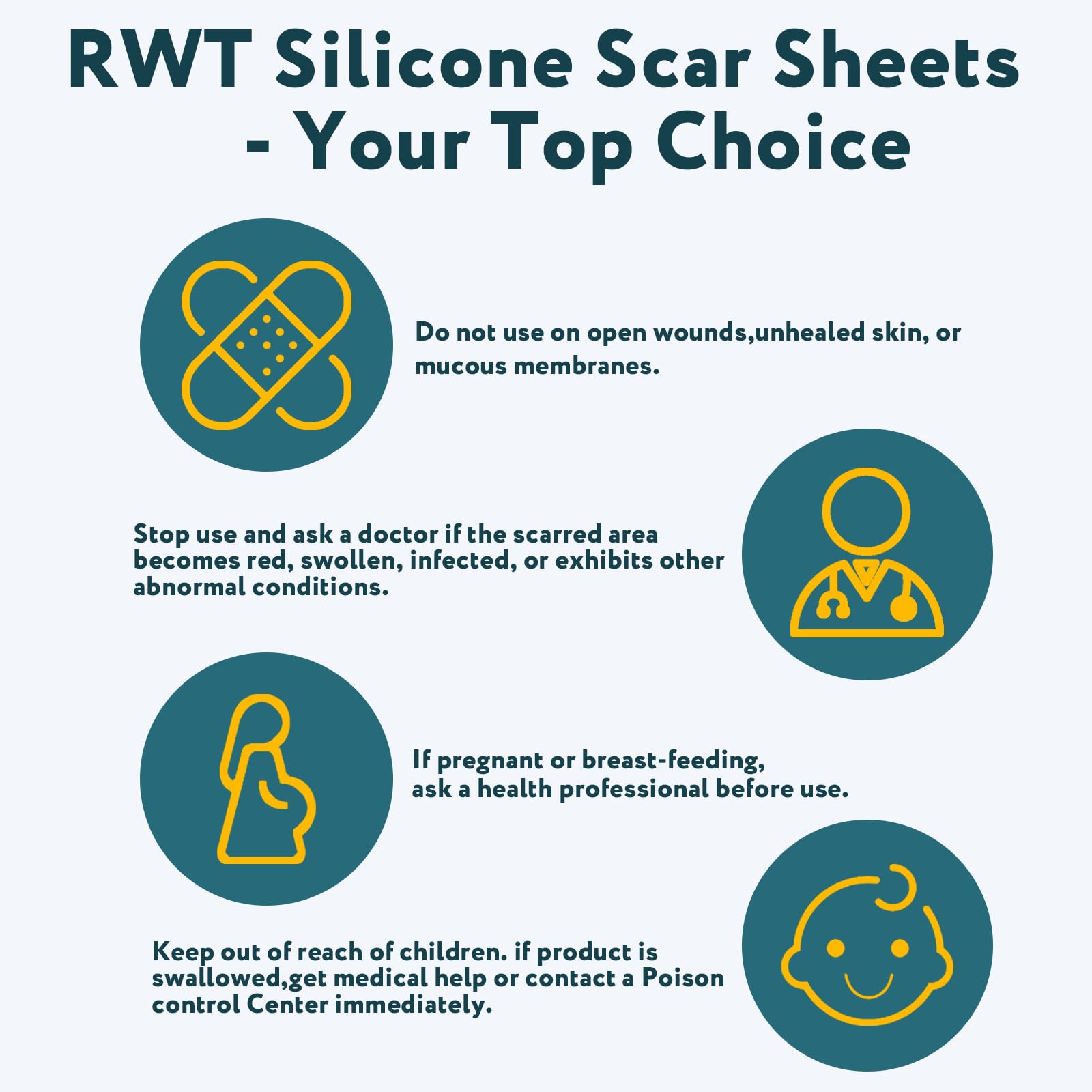 RWT silicone scar tape on skin during daytime wear demonstrates discreet flexible coverage