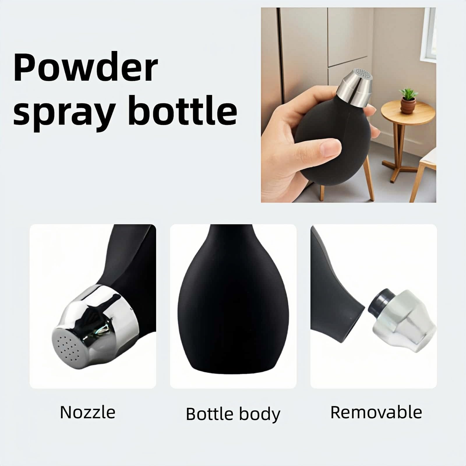 RyanDesign compact 3.94-inch tall bottle suits travel and professional use.