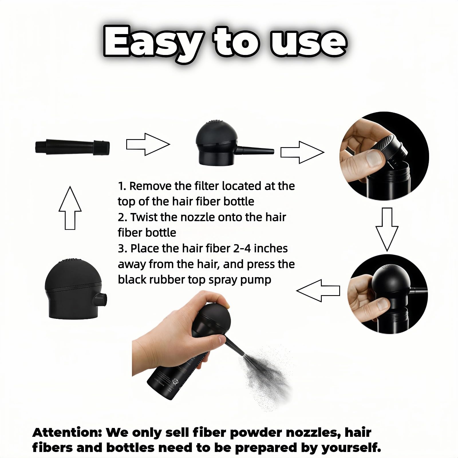 RyanDesign Hair Fiber Sprayer durable materials for reliable daily performance