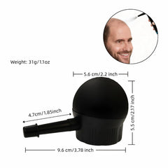 RyanDesign Hair Fiber Sprayer ergonomic pump allows controlled delivery of fibers