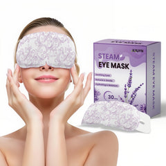 RyanDesign steam eye mask 12-pack packaged for travel, ready for on-the-go eye relief.