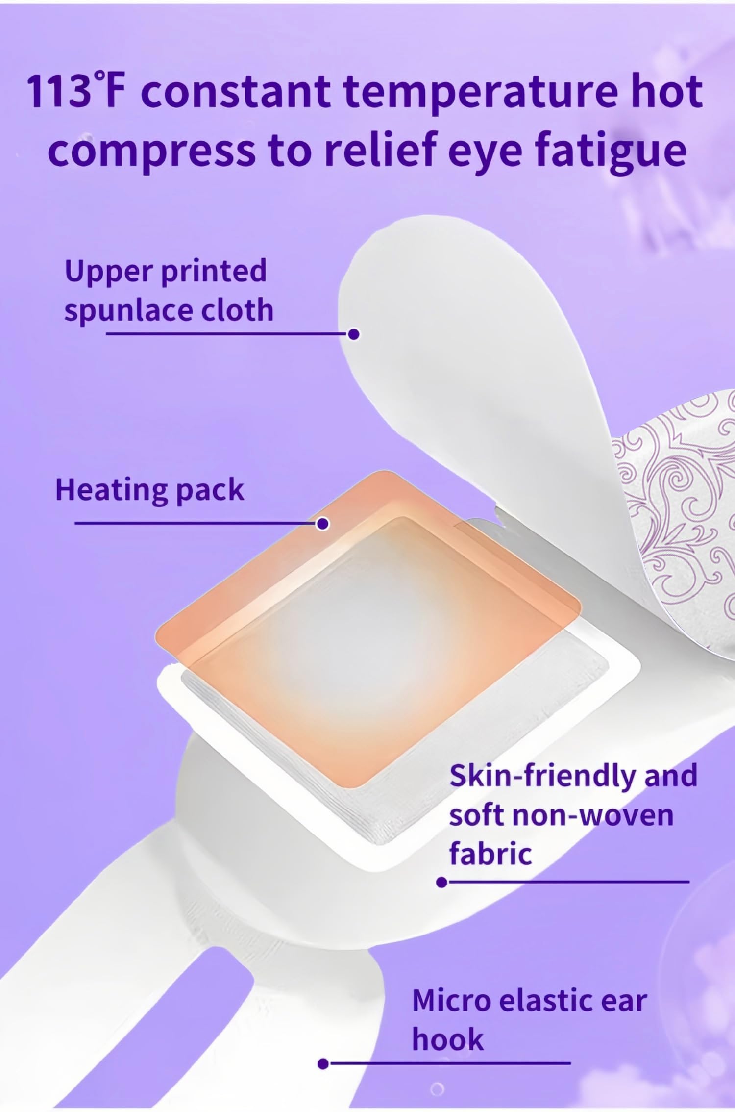 RyanDesign steam eye mask travel-ready for quick relief during flights and long commutes.