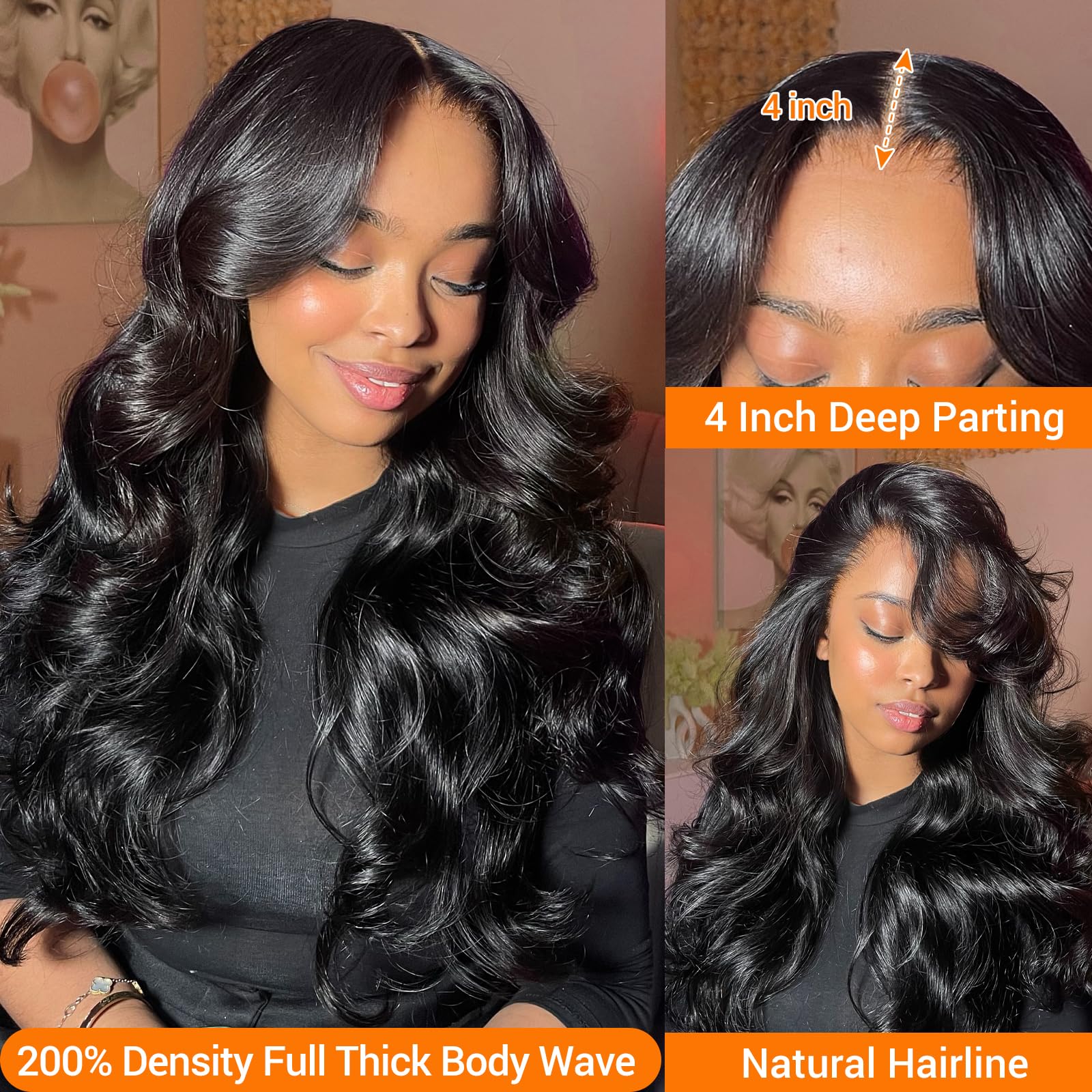Rylice pre-plucked lace-front detail enables beginner-friendly styling.
