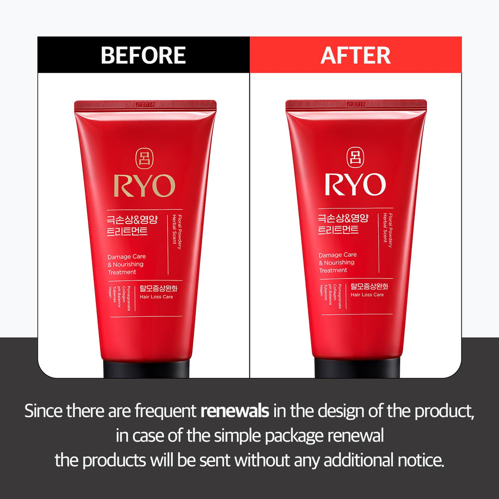 Ryo Damage Care application on hair demonstrates mask spreading for even nourishment