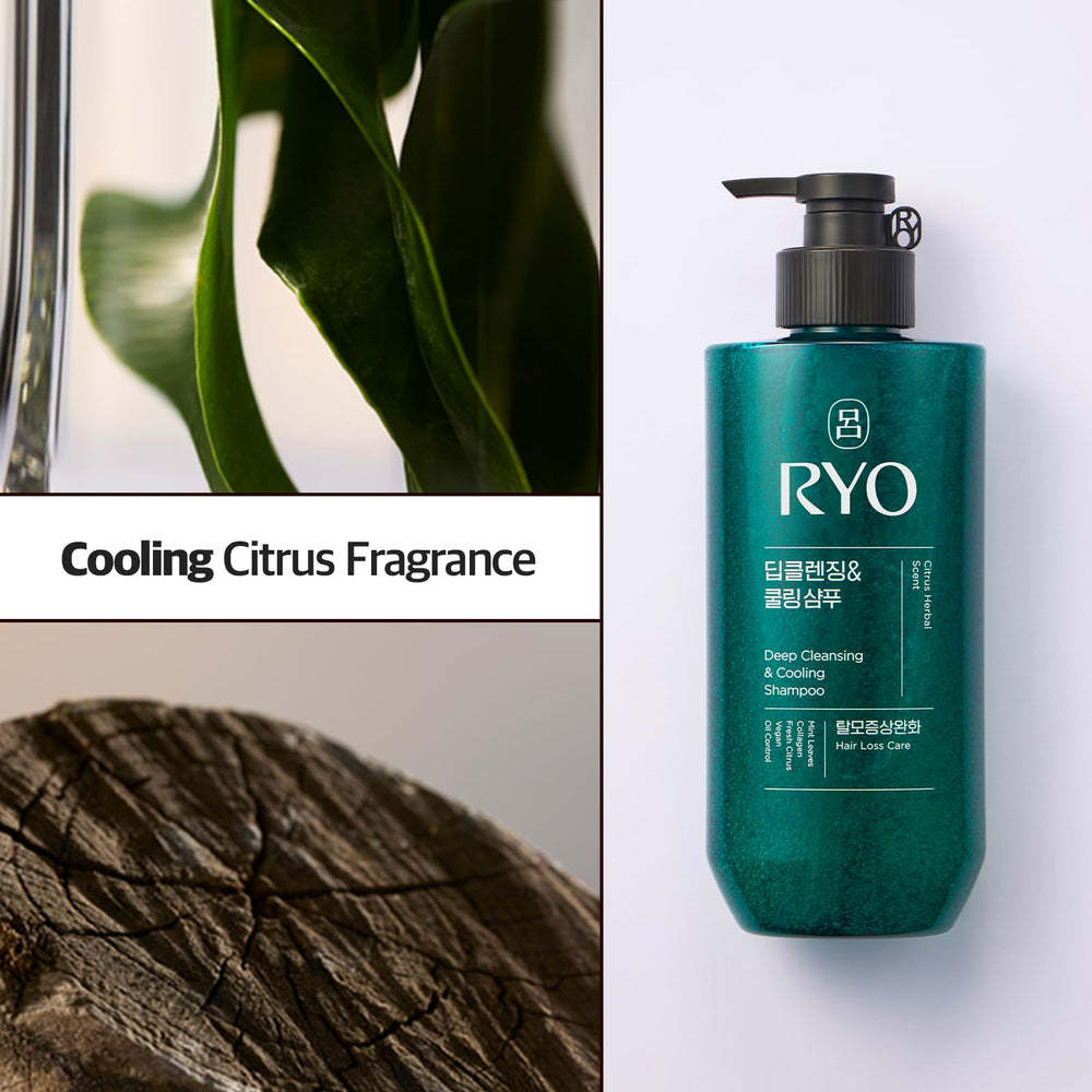 RYO Deep Cleansing Shampoo anti-dandruff-detail indicating scalp refresh