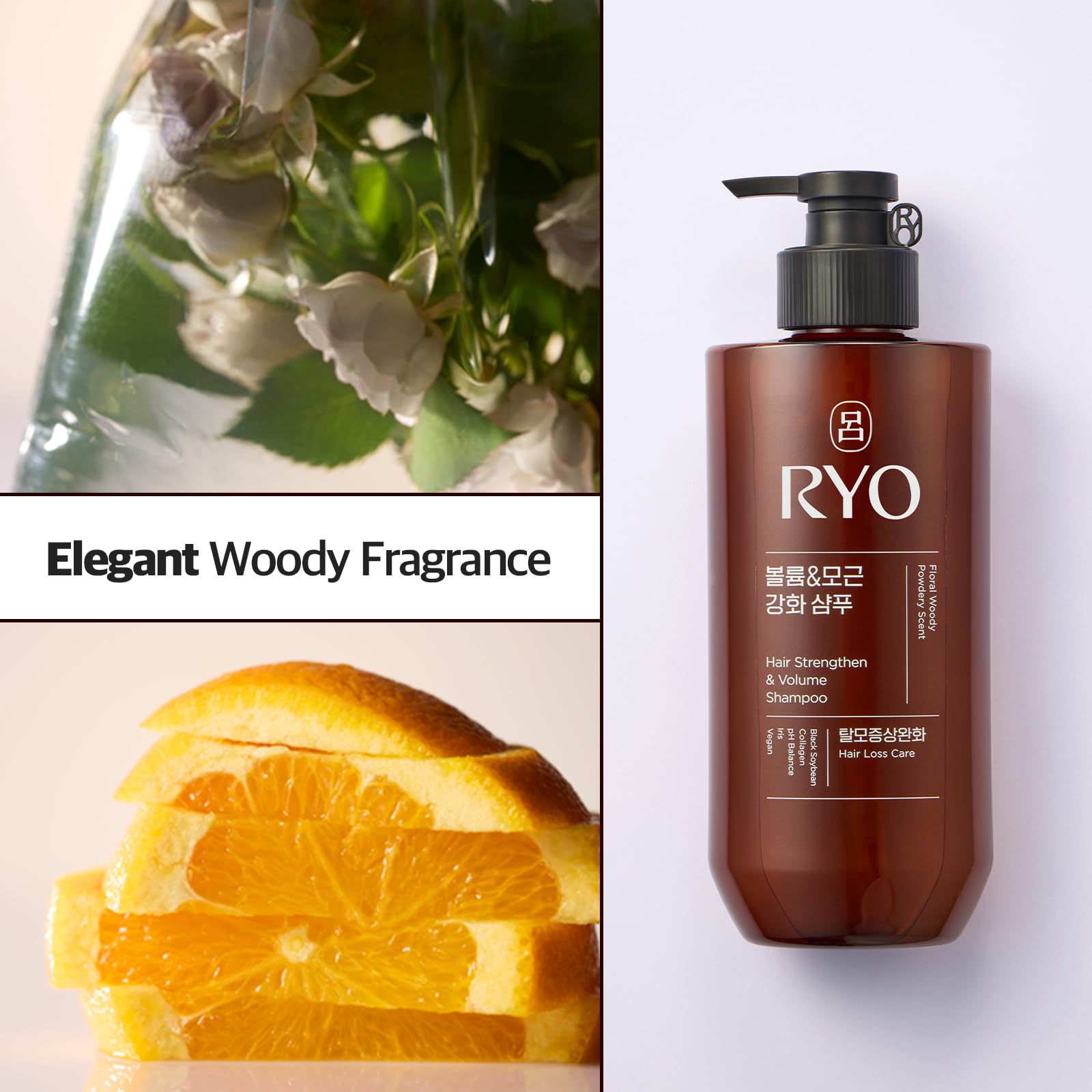 Ryo shampoo rich lather demonstrated on hair for cleansing and lift
