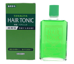 Ryuya Honten medicated growth tonic 240ml bottle closeup for scalp nourishment.