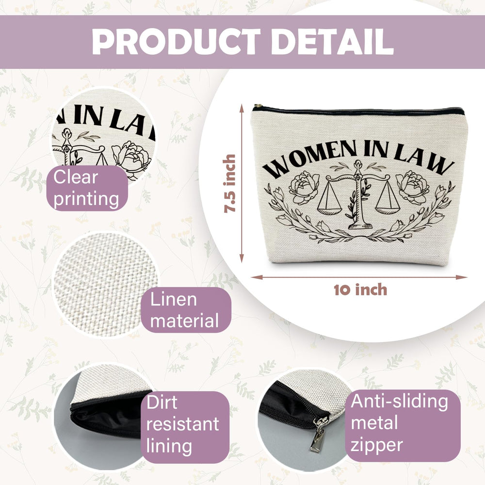 RYYCDOI size 10x7 makeup bag fits essential beauty tools on the go