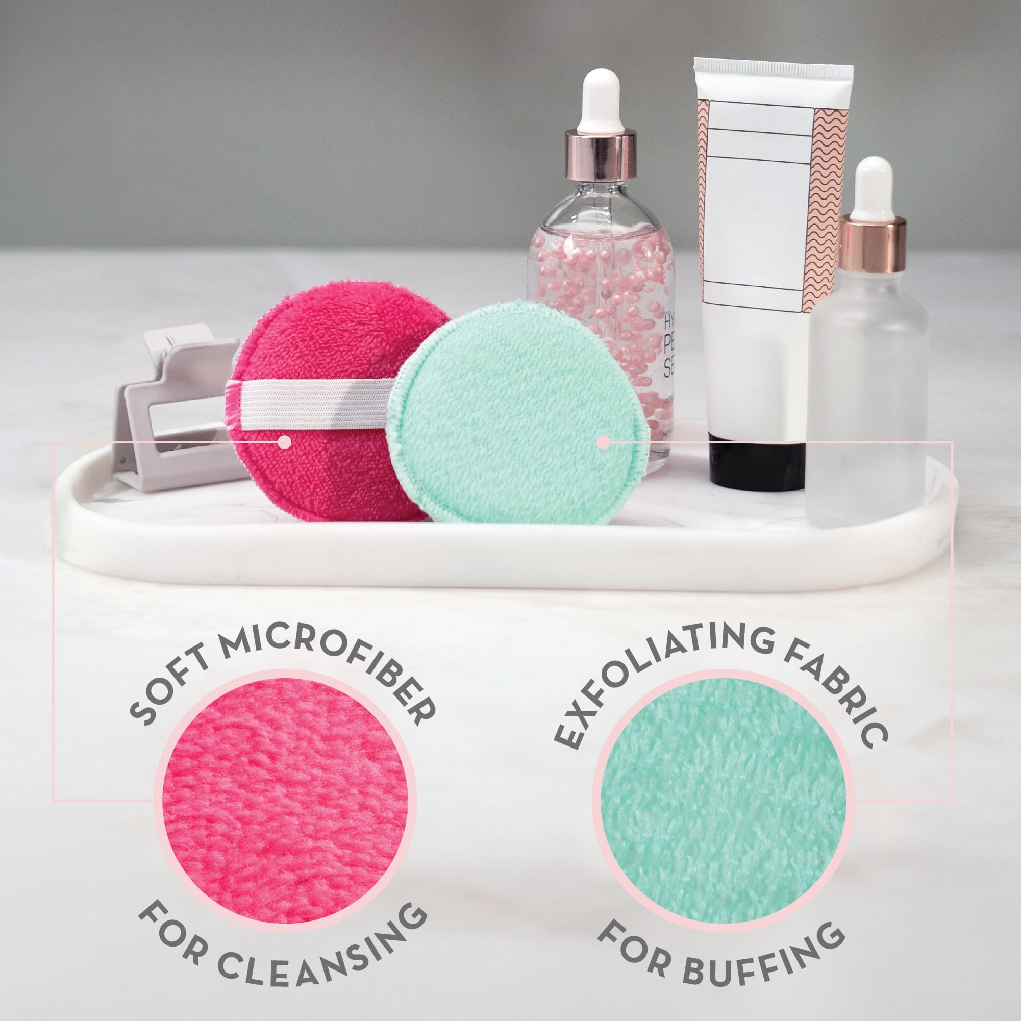 S&T INC. Face Scrubber with elastic strap for secure, hands-free exfoliation.