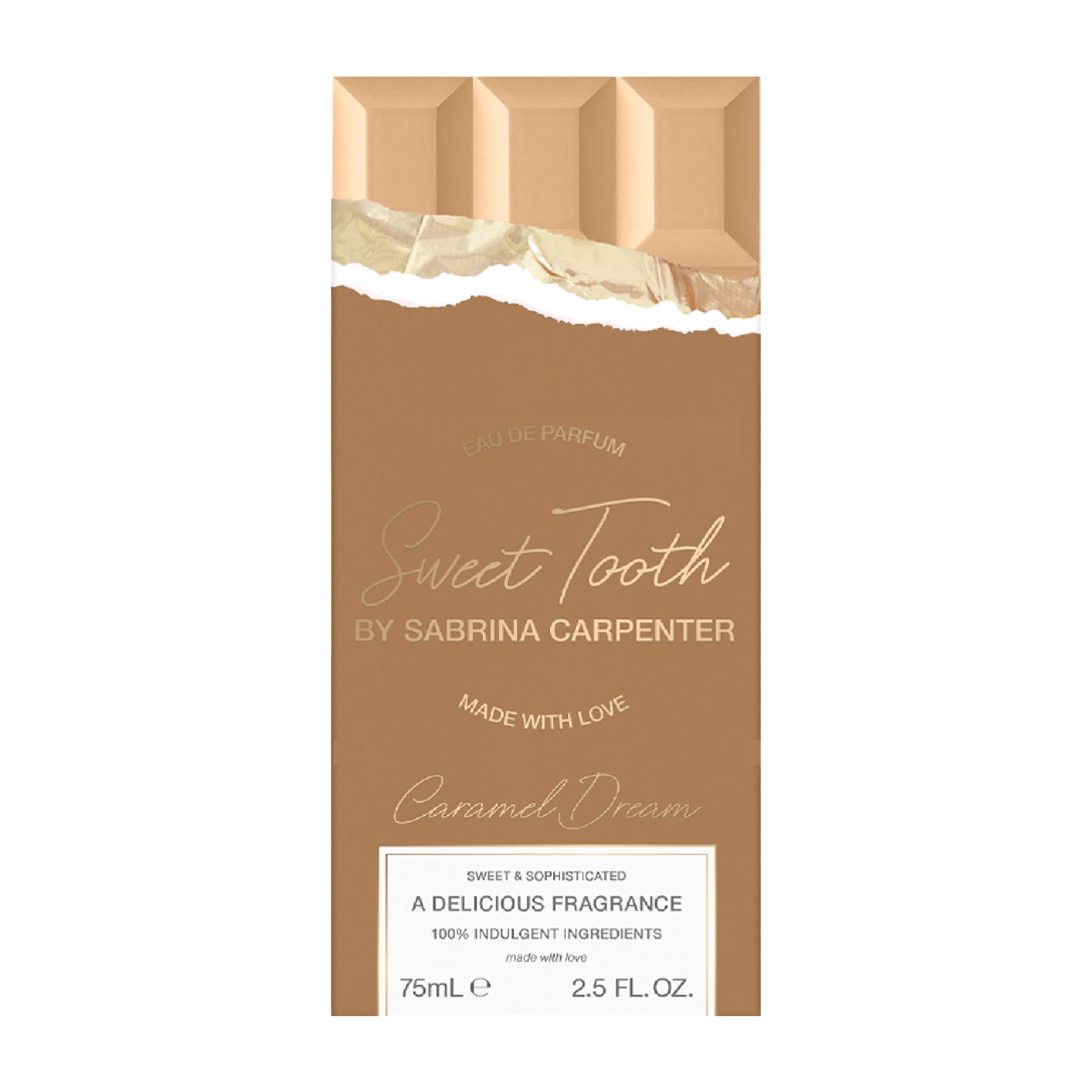 Sabrina Carpenter Caramel Dream spritz-ready bottle for on-the-go scent touch-ups.
