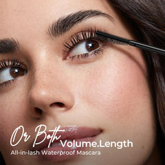 SACE LADY All-in-Lash mascara volume brush captures dramatic fullness.