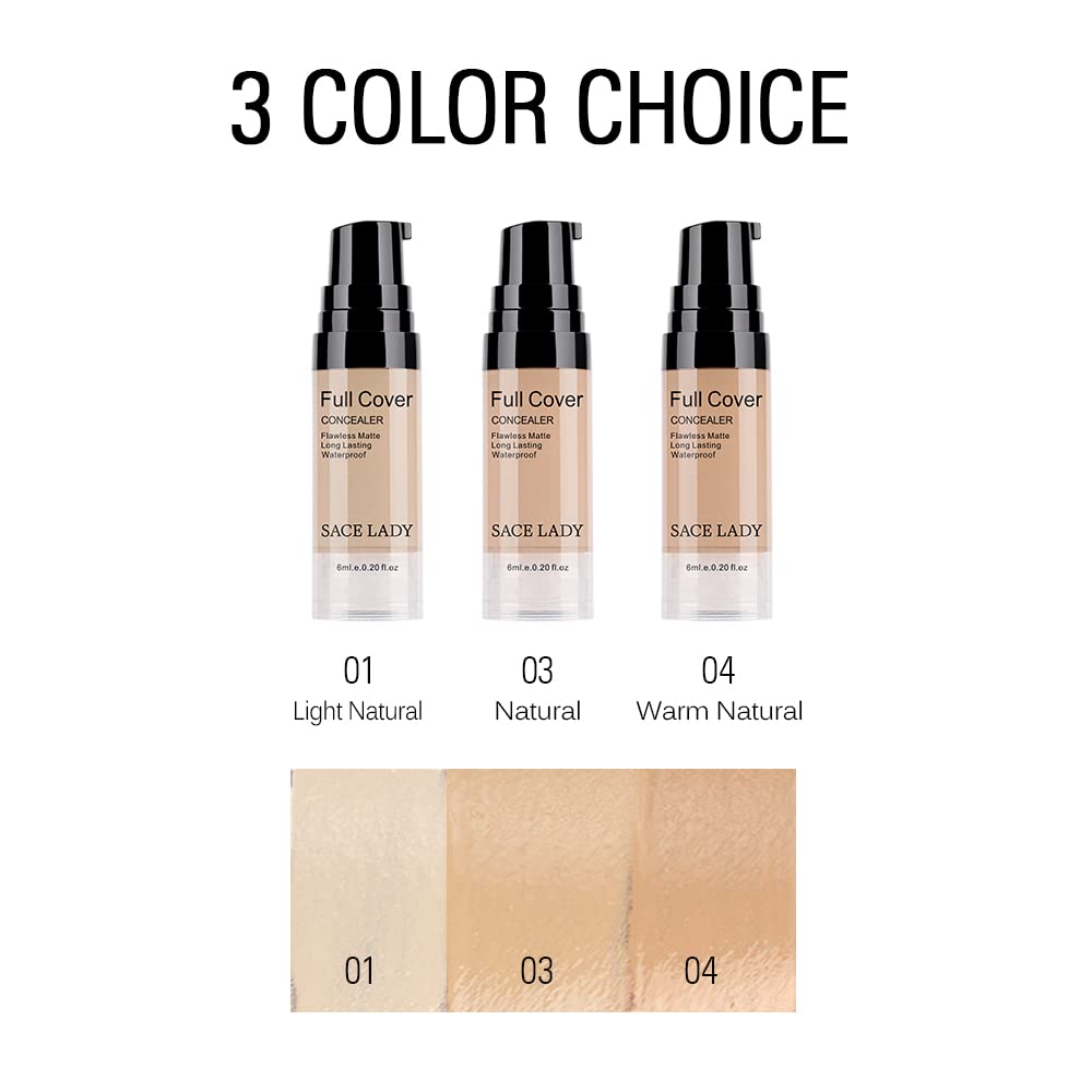 SACE LADY concealer waterproof test suggests durable wear without smudging.