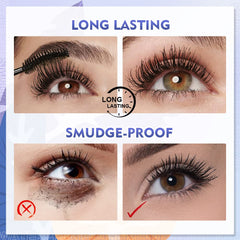 SACE LADY Mascara lash swatch shows natural length and volume without heaviness