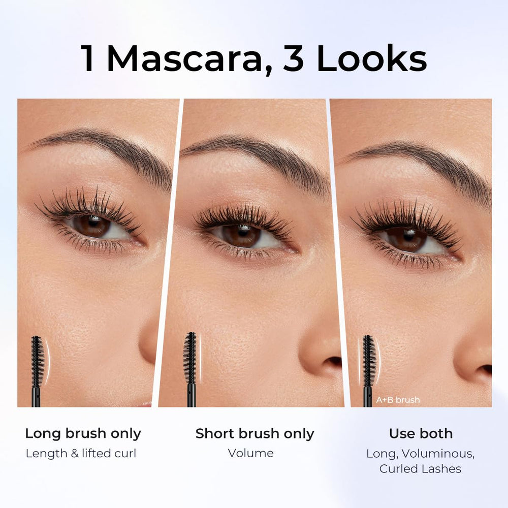 SACE LADY waterproof mascara swatch showing smudge-proof finish.