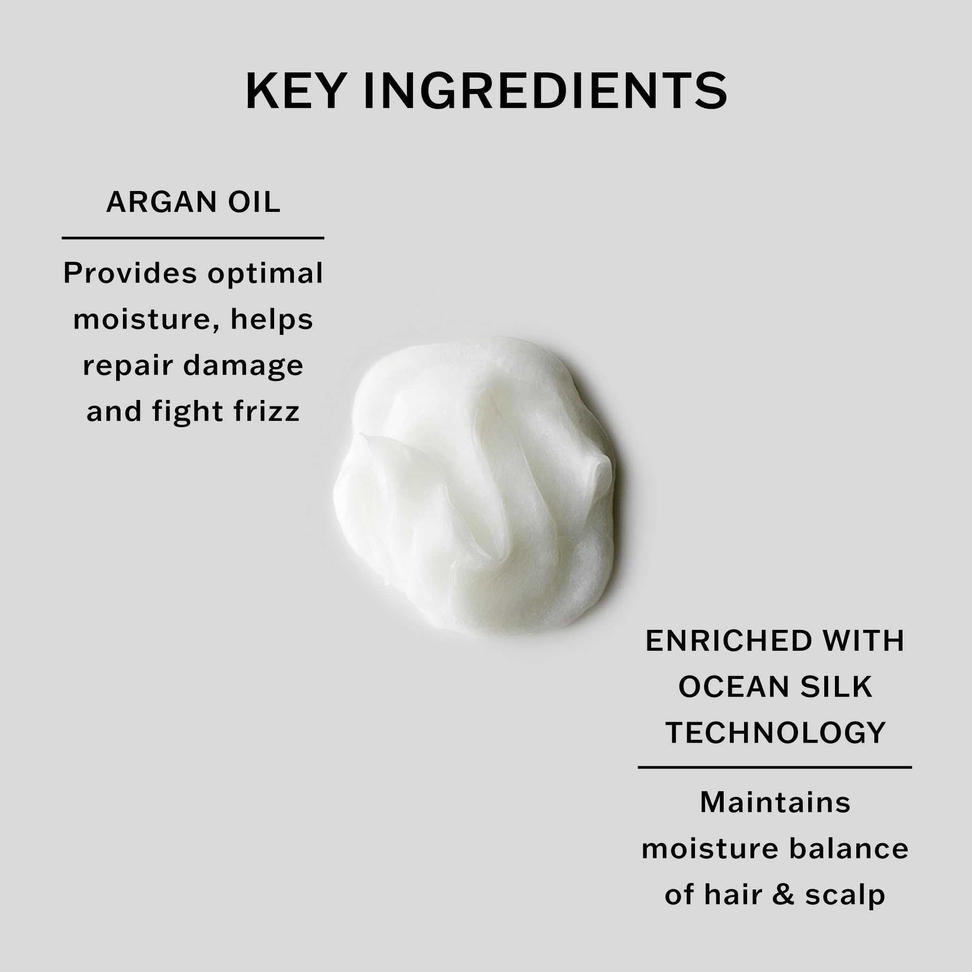Hair after use showing shine and reduced frizz with SACHAJUAN conditioner.