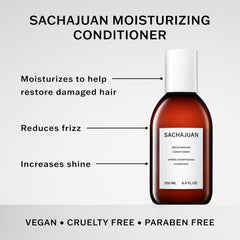 Close-up of algae extracts and avocado oil from SACHAJUAN conditioner for moisture.
