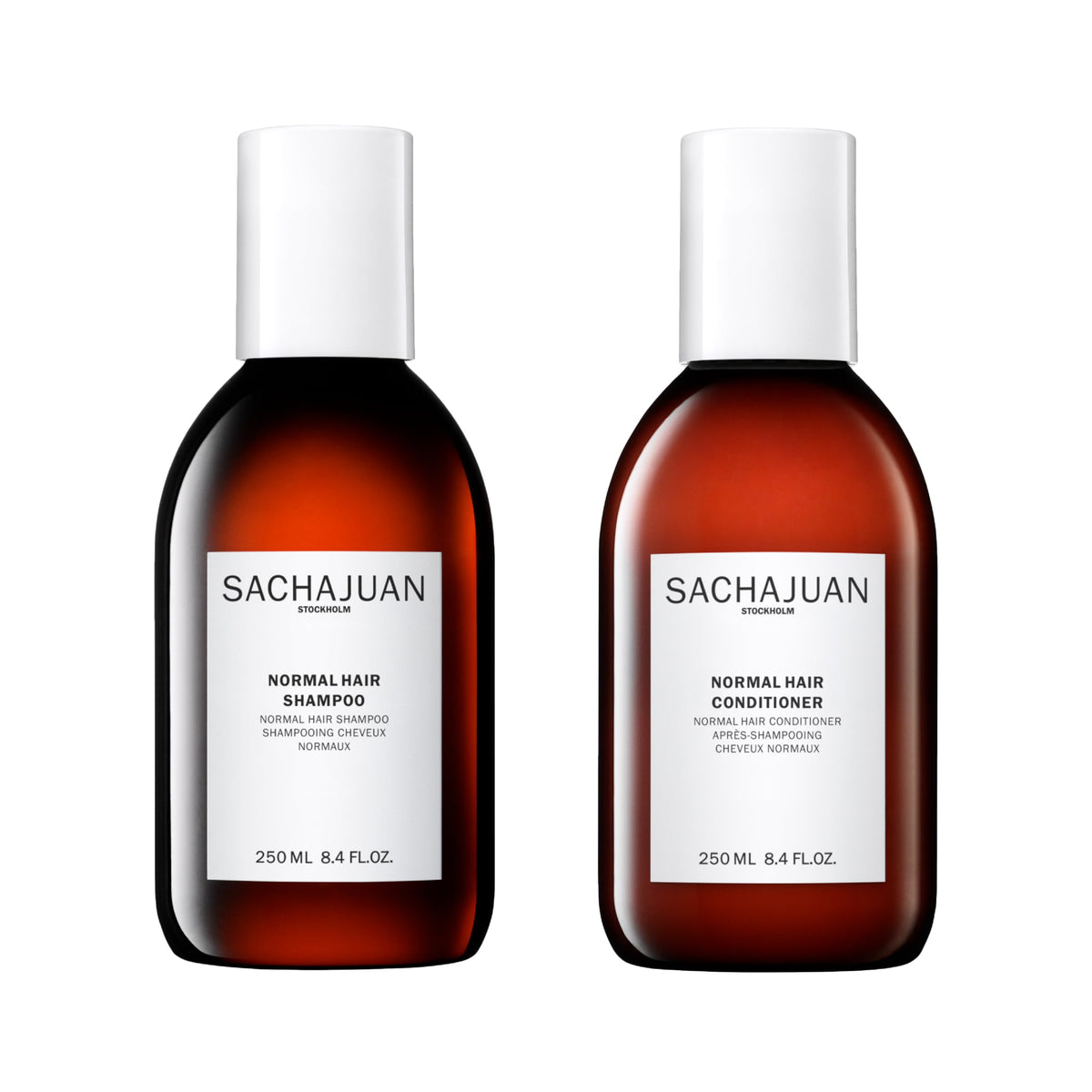 SACHAJUAN Normal Shampoo bottle with Ocean Silk Technology for daily cleansing.