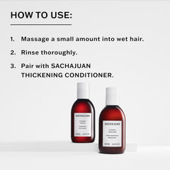 Close-up of SACHAJUAN Ocean Silk Technology for smoother volume.