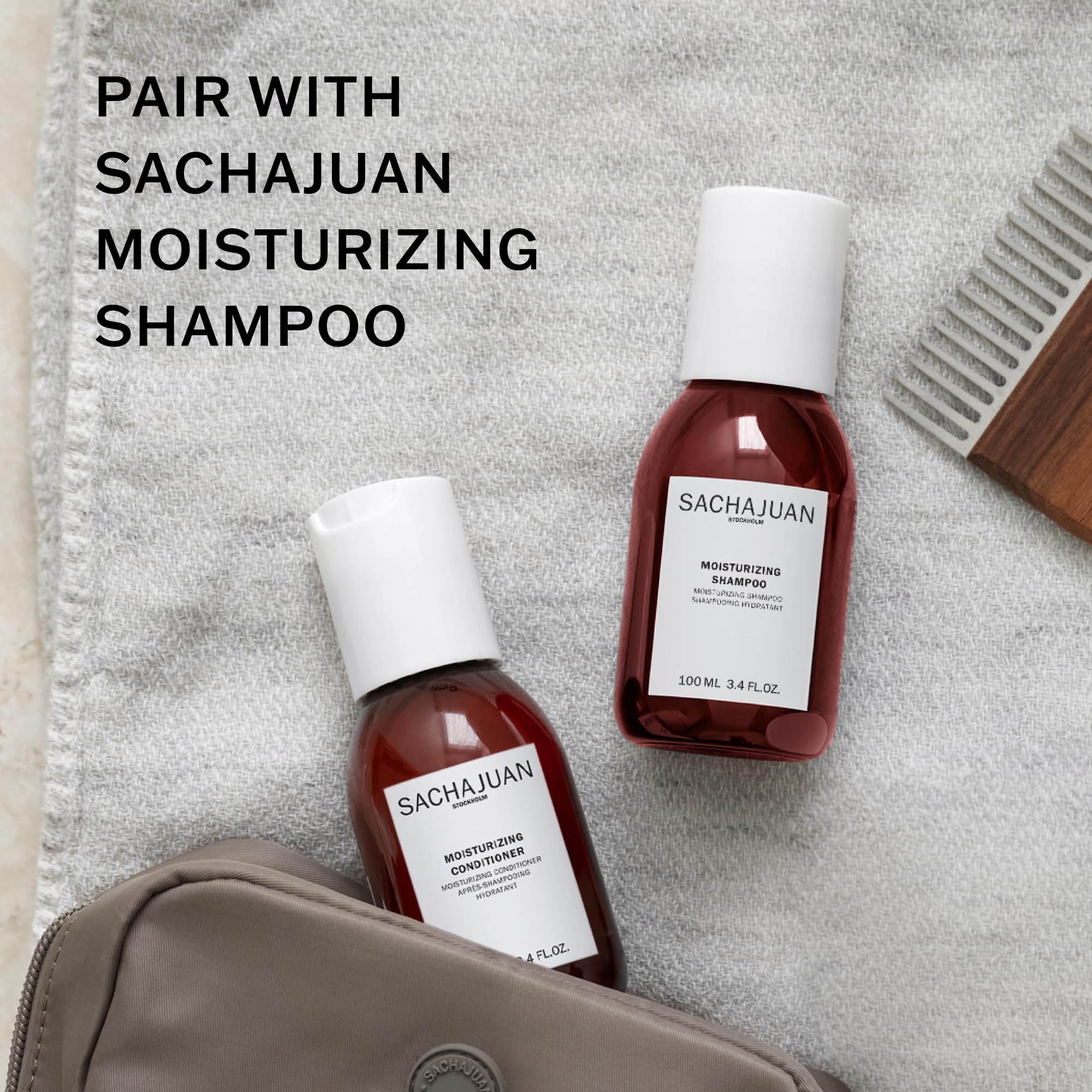 Illustration of Ocean Silk Technology emphasizing smoother, more manageable hair.