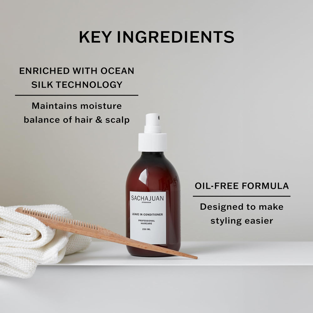 SACHAJUAN packaging and bottle on shelf signals premium, lightweight styling.