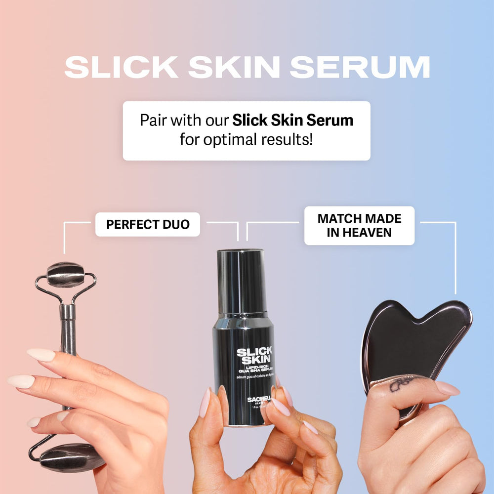 Sacheu Gua Sha tool spa-scene—simple home ritual that feels calming.