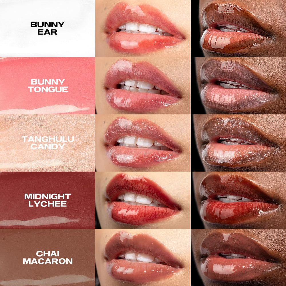 Sacheu Lip Elixir wand applying gloss for non-sticky high-shine finish