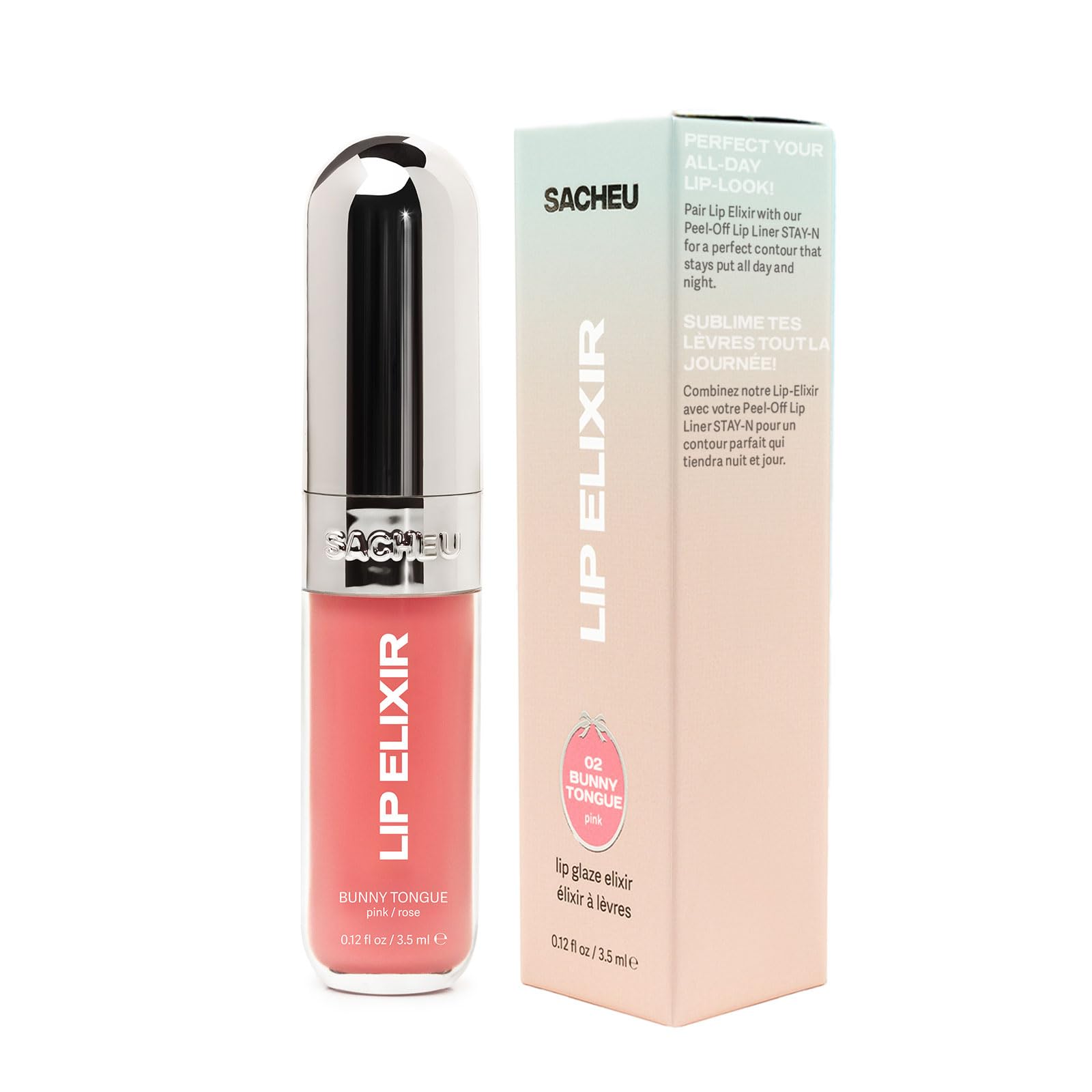 Sacheu Lip Elixir non-sticky feel promises comfortable wear through the day