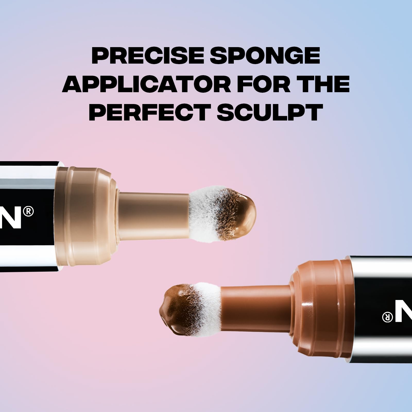 Sacheu Liquid Contour STAY-N hairline and temple application for natural frame.
