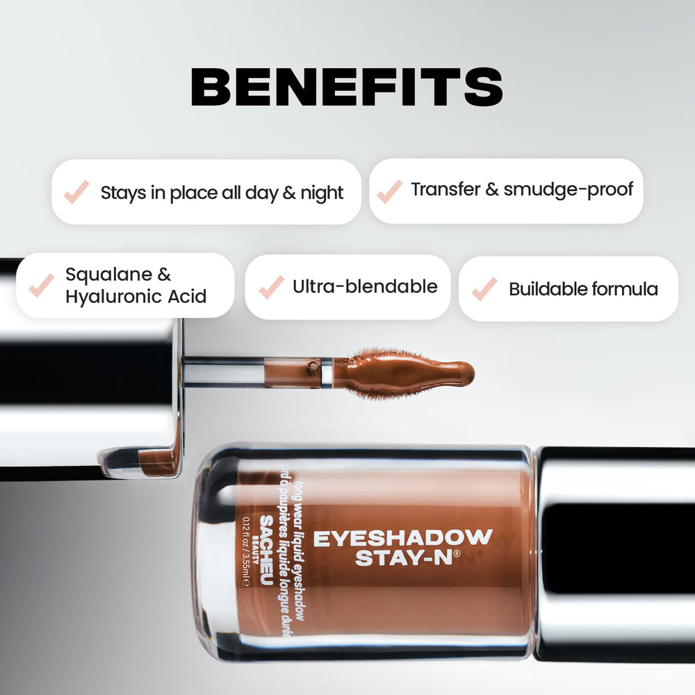 Sacheu Stay-N matte swatch demonstrates buildable pigment and minimal fallout.