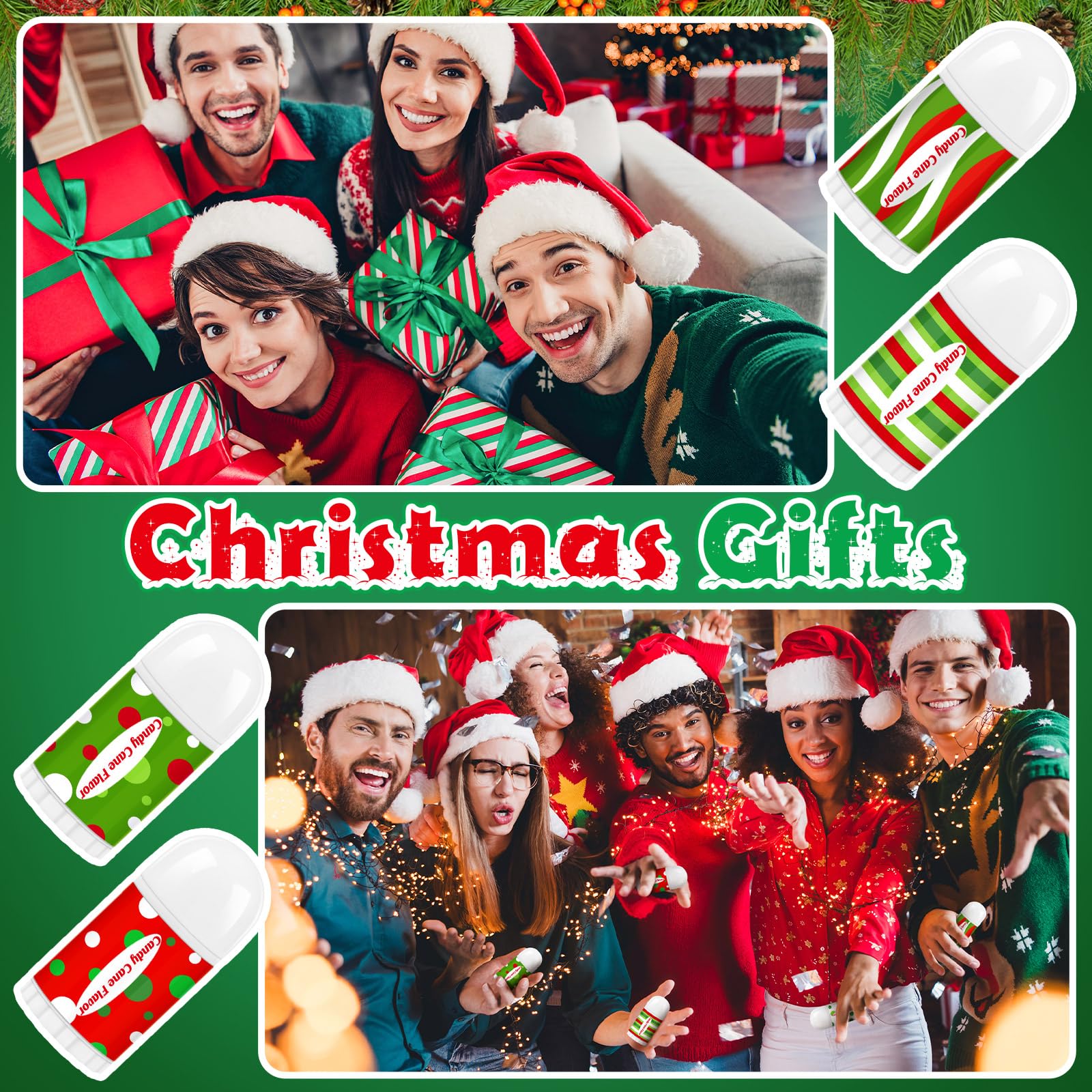 Sacubee holiday bulk lip balm as gifts for coworkers.