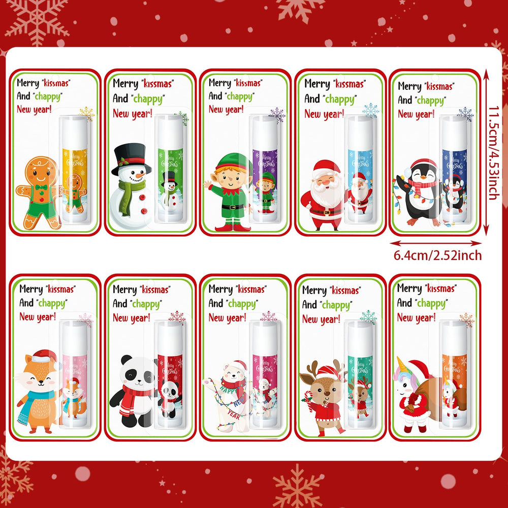 Sacubee lip balm 80-pack in hand, showcasing nourishing texture for holiday lip care.