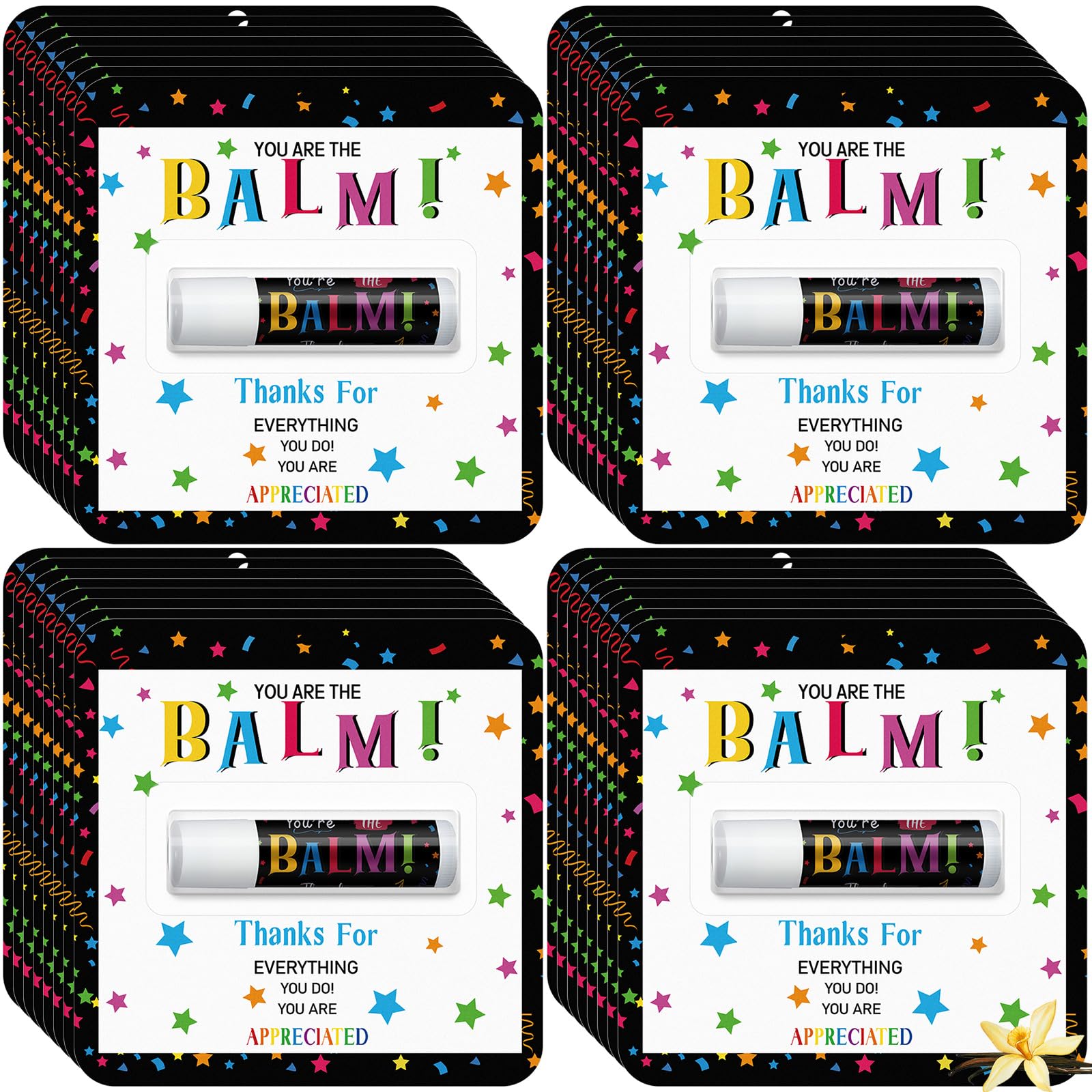 Sacubee lip balm bulk 60-pack box ready for gifting and recognition