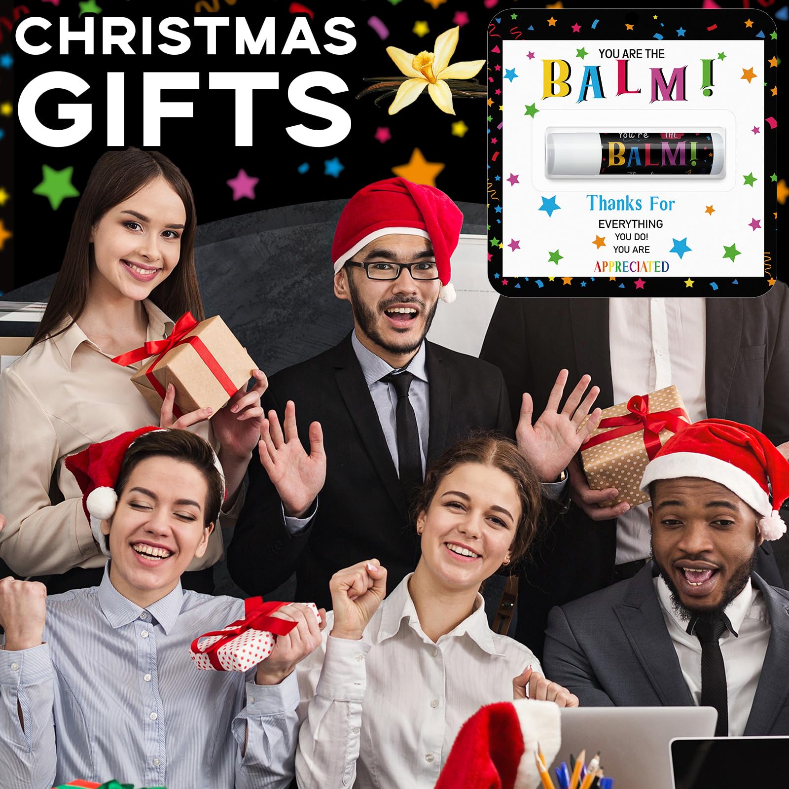 Sacubee bulk lip balm set ideal for teachers, coworkers, and volunteers gifts