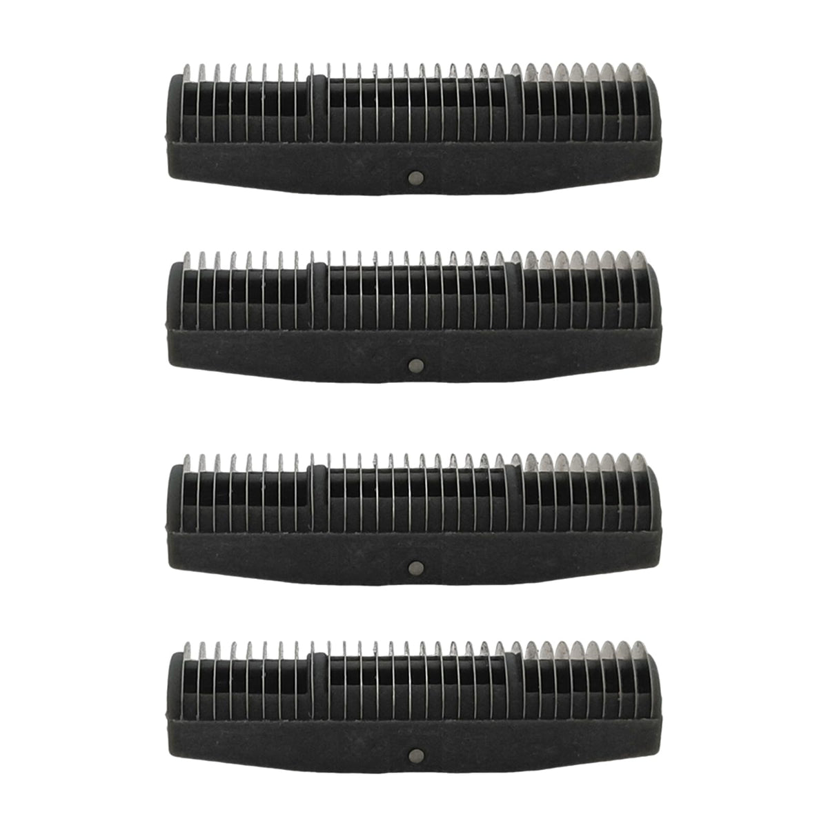 Sacumea foil blade 4pc pack front view emphasizes long-lasting sharpness.