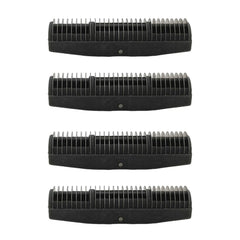 Sacumea foil blade 4pc pack front view emphasizes long-lasting sharpness.