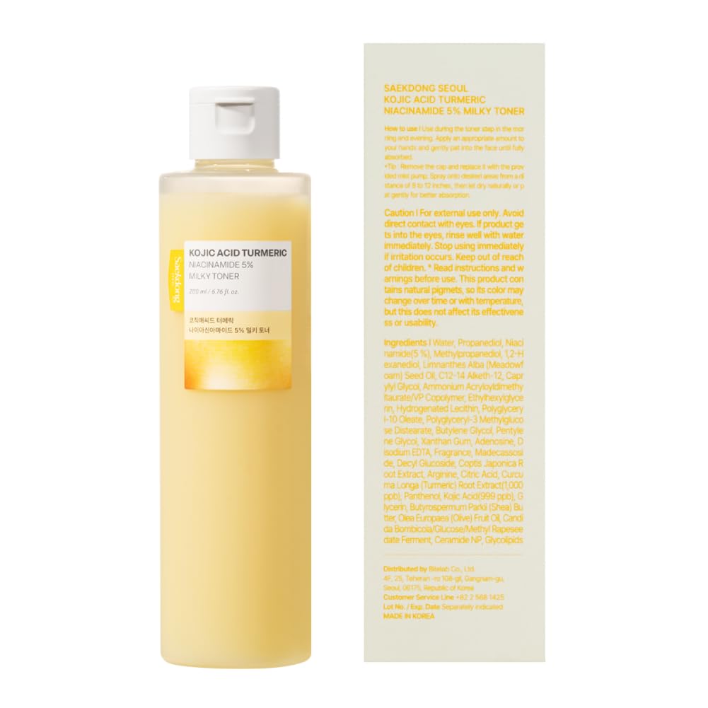 SAEKDONG SEOUL packaging close-up communicates gentle, sensitive-skin safe formula.