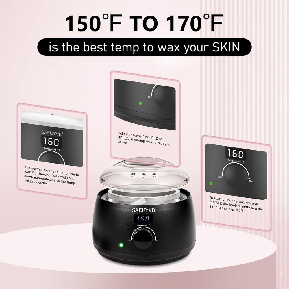 SAEUYVB wax warmer anti-slip feet protect countertops during use