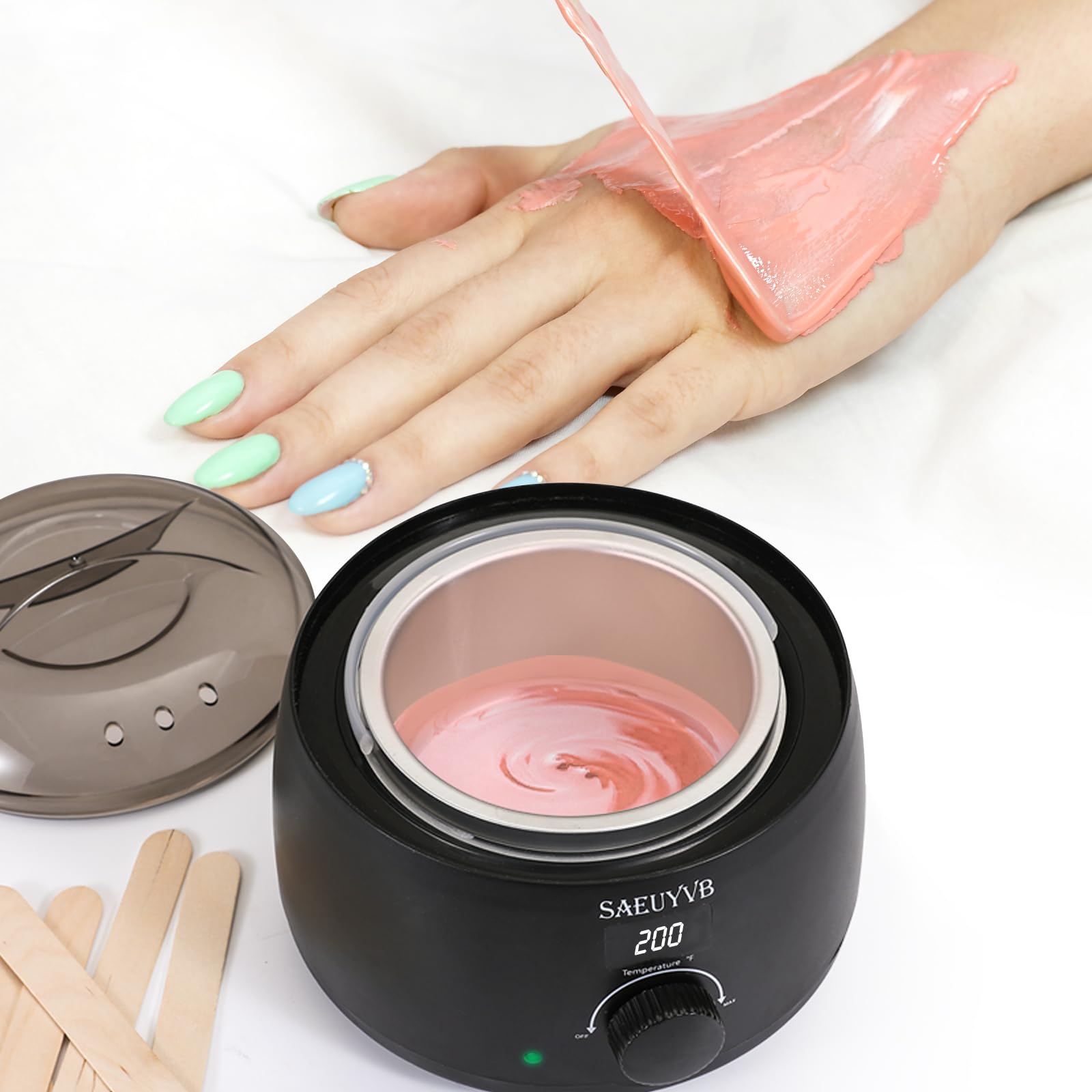 SAEUYVB wax warmer transparent vent cover aids melting monitoring