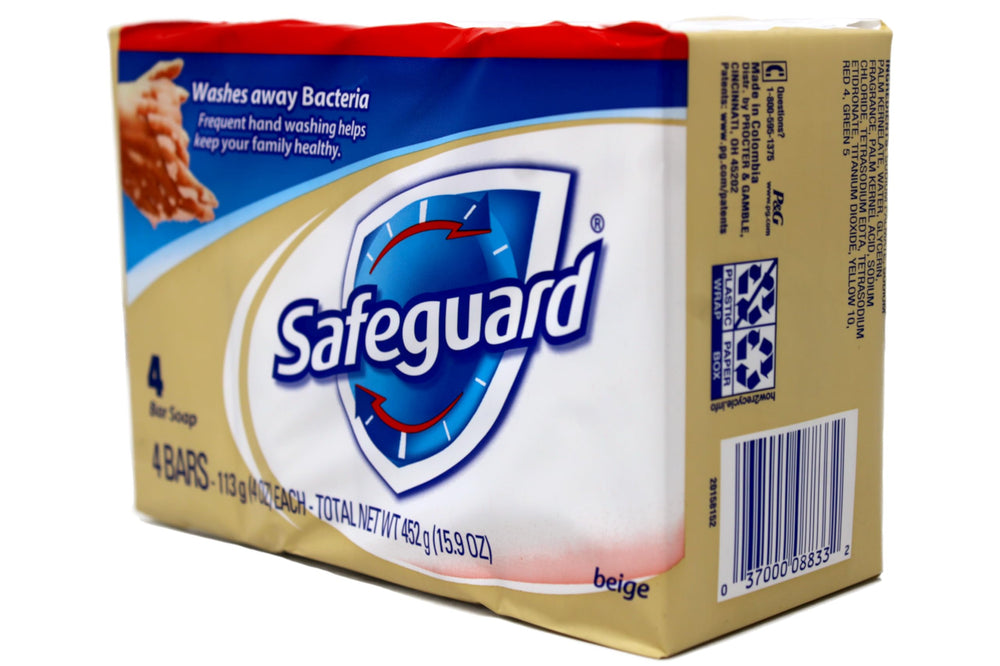 Safeguard hand bar soap lather shows rich foam for comfortable handwashing.