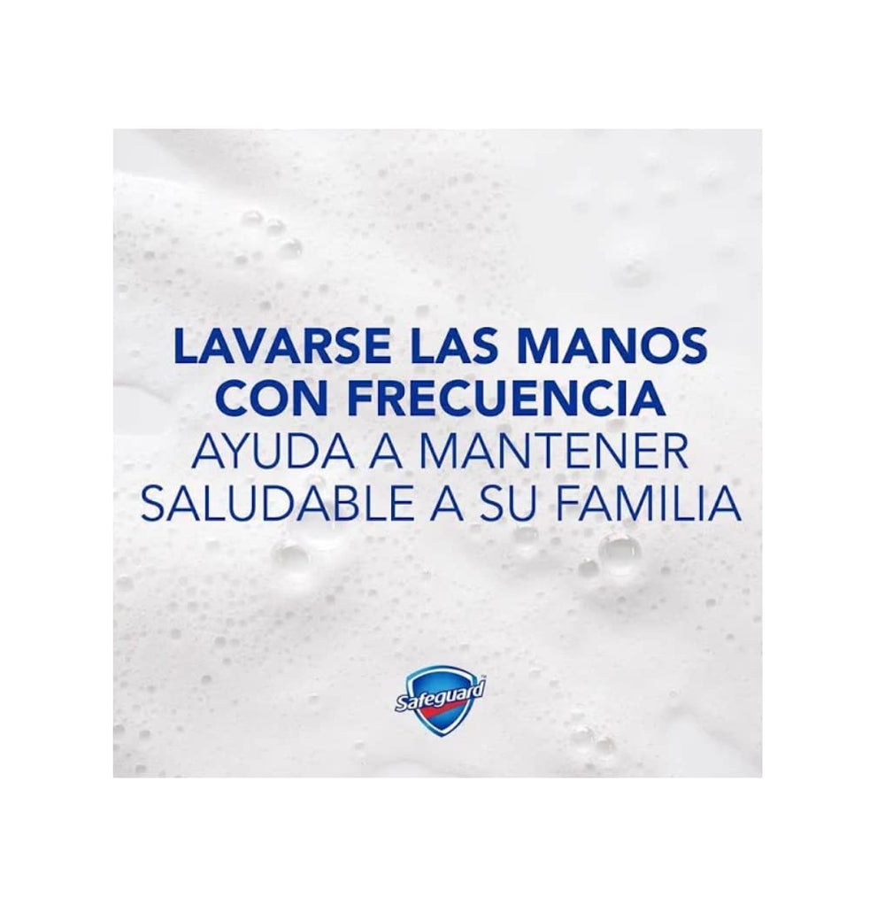Safeguard White Soap on a counter with towels, ideal for regular cleansing.