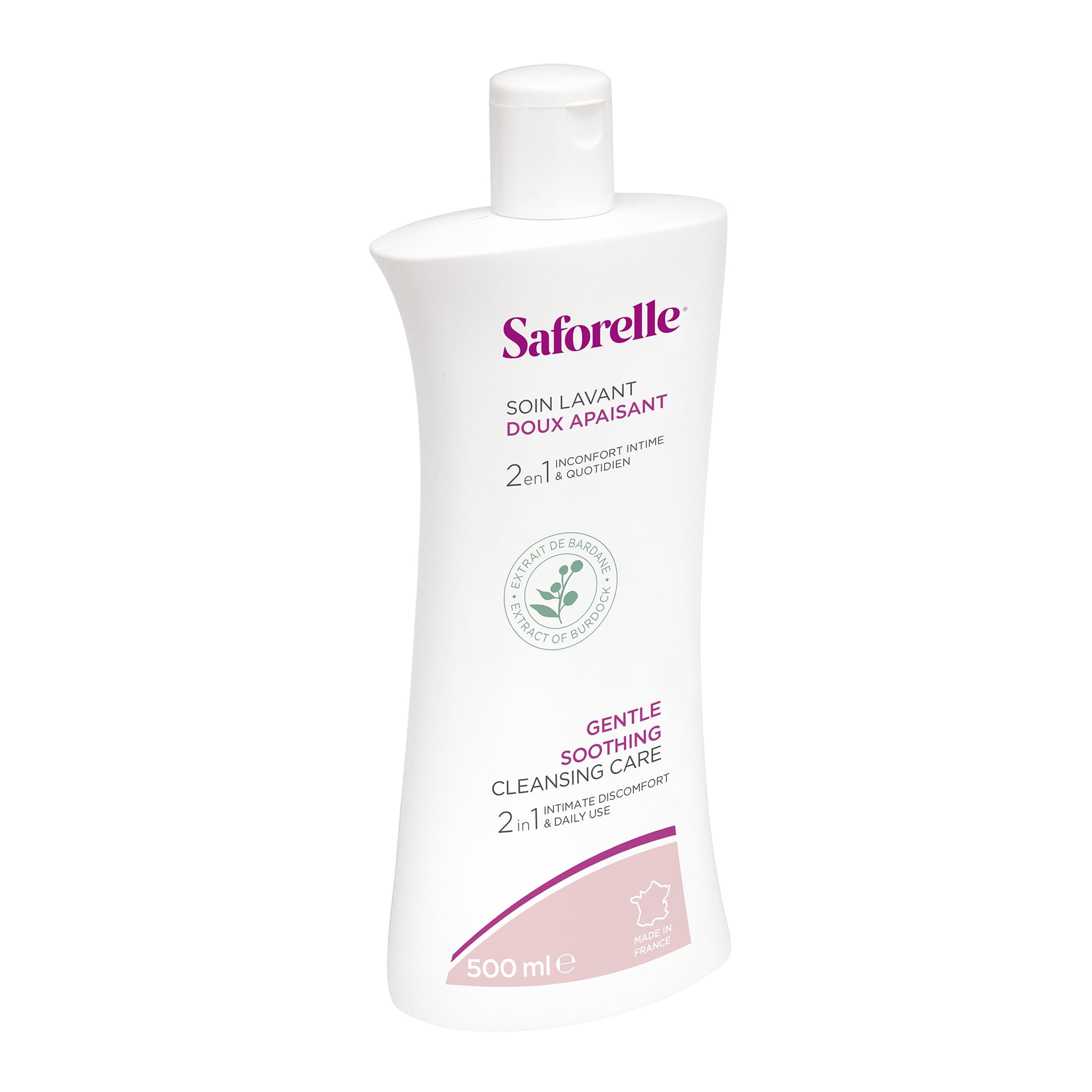 Saforelle Gentle Cleansing Care two-pack 2x500ml demonstrates value for daily routines.