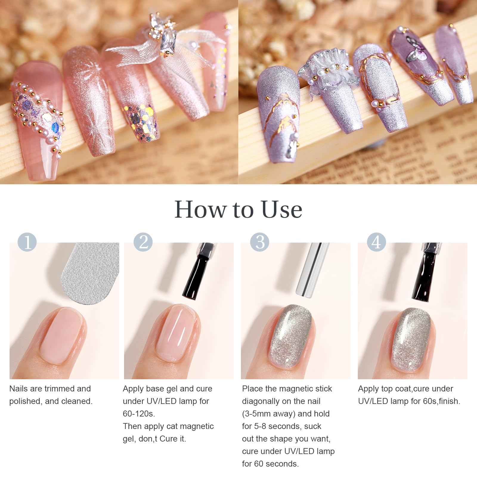 SAGEBIO gift-ready packaging ideal for nail art enthusiasts.