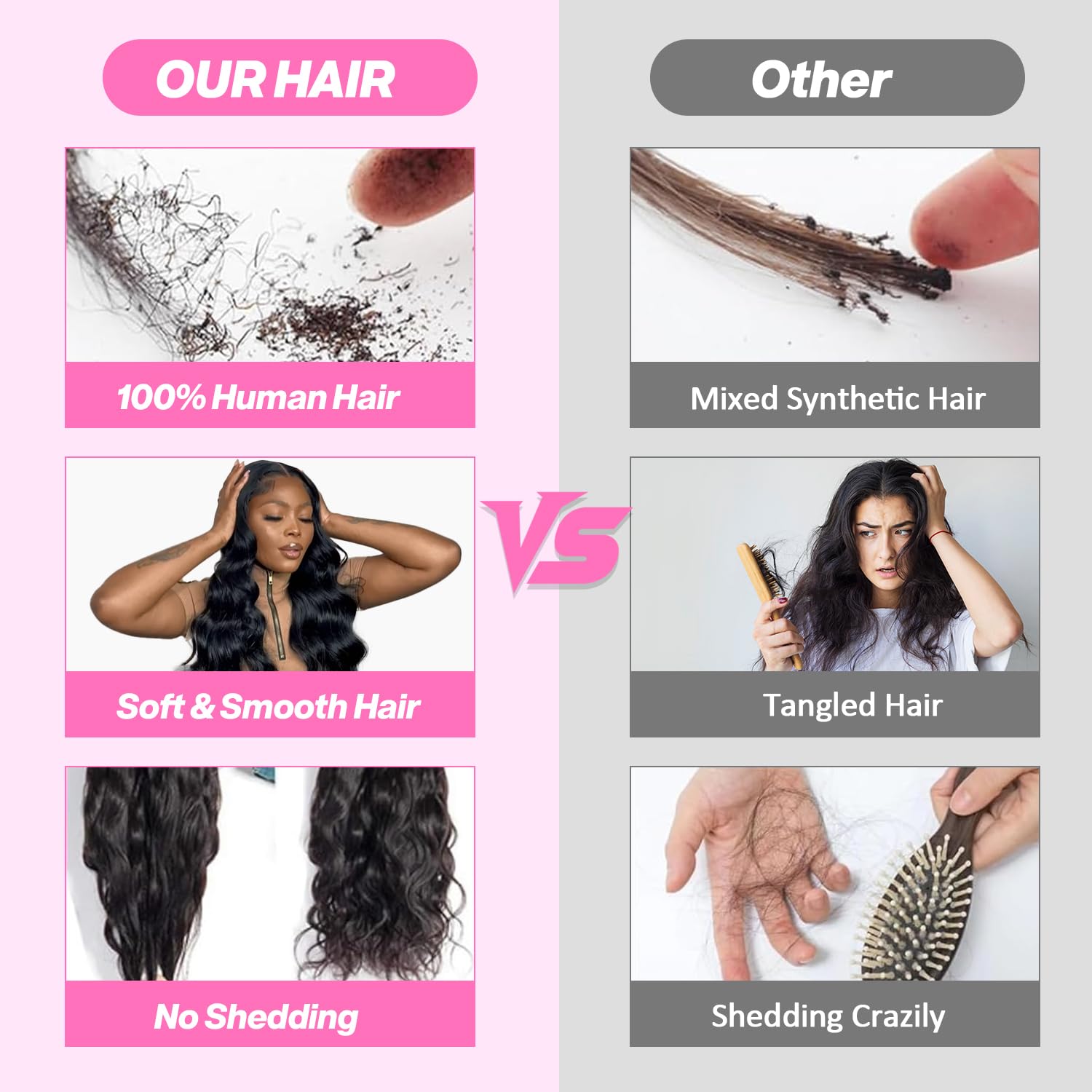 Saiclout 12A body wave bundles 18-inch weft detail emphasizing tight weave and durability.