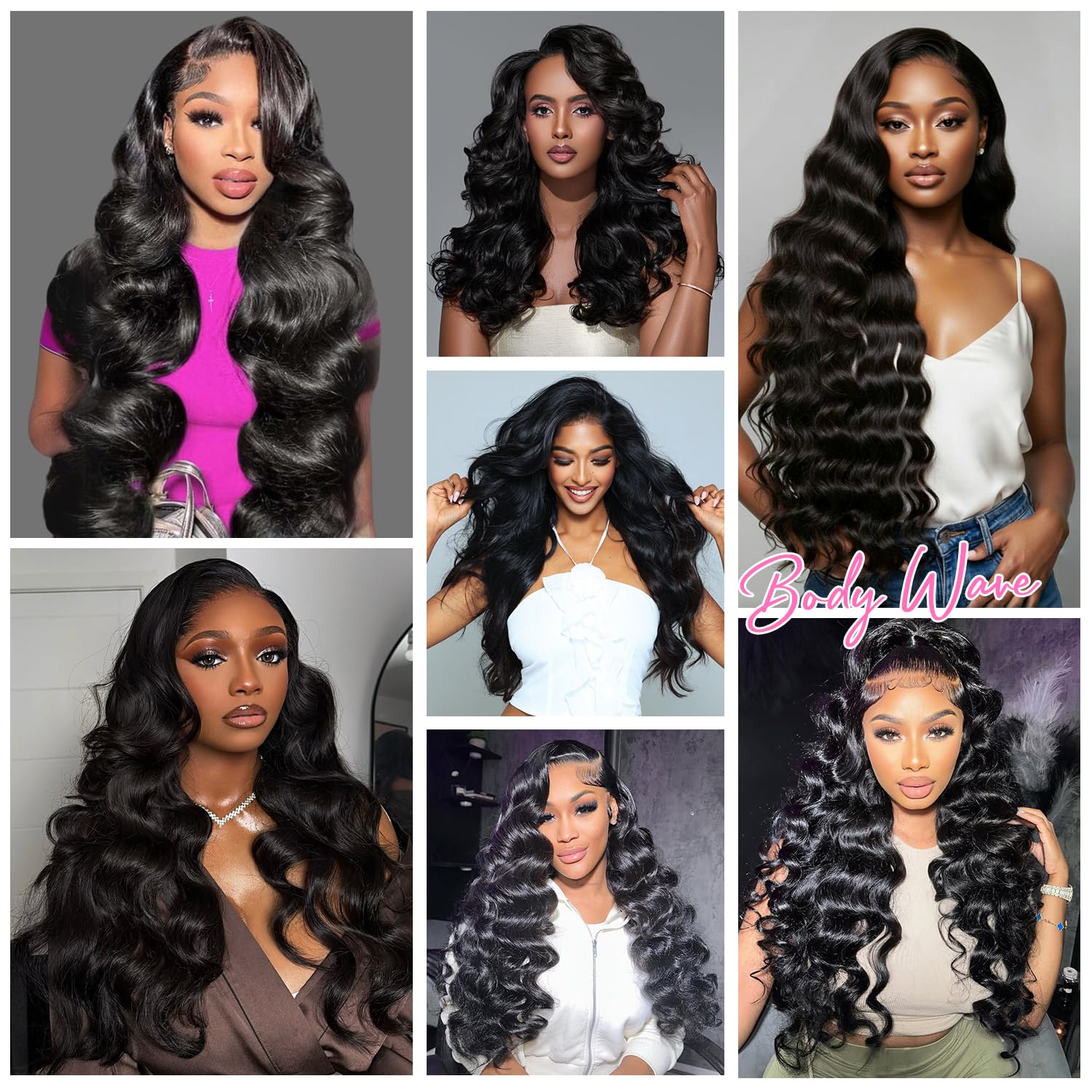 Saiclout 12A body wave bundles 24-inch day-to-night look with natural gloss and comfortable wear.