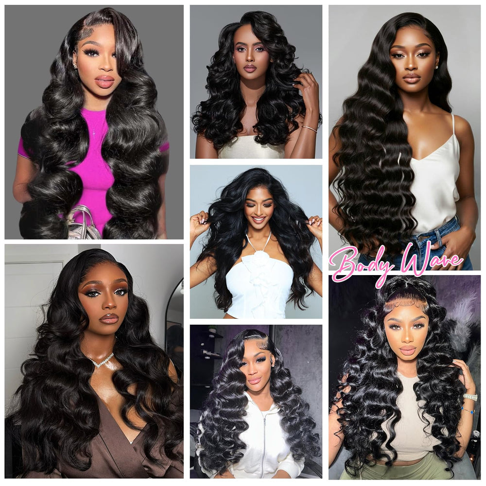Saiclout 12A body wave bundles 24-inch day-to-night look with natural gloss and comfortable wear.
